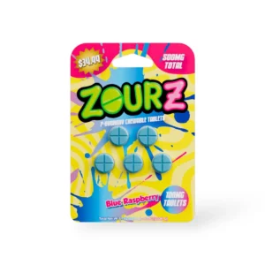 Zourz 7-Hydroxy Chewable Tablet Blue Raspberry 100mg Per Tablet