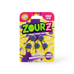 Zourz 7-Hydroxy Chewable Tablet Grape Bubblegum 100mg Per Tablet
