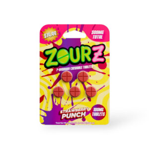 Zourz 7-Hydroxy Chewable Tablet Strawberry Punch 100mg Per Tablet